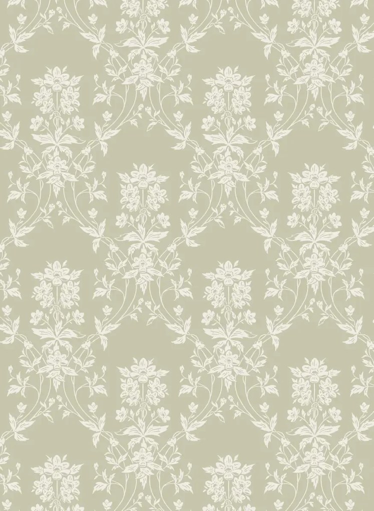 Sandberg Carta da parati Alva - Spring Green