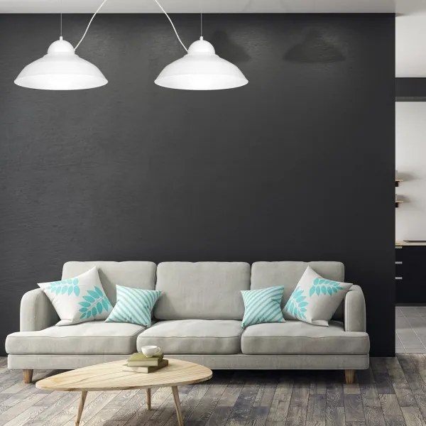 Lampadario a sospensione con filo GUSTAV 2xE27/60W/230V