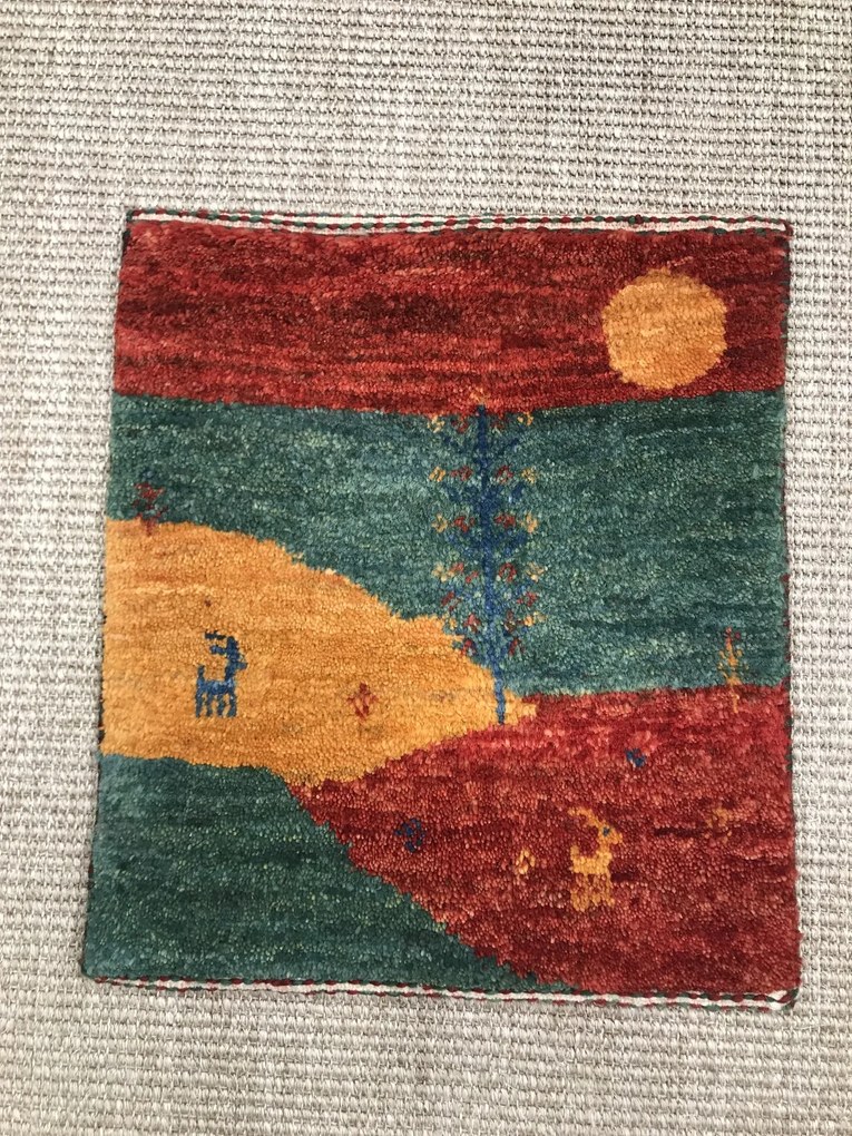 Gabbeh Tappeto persiano 40x40 (Iran) Annodato A Mano