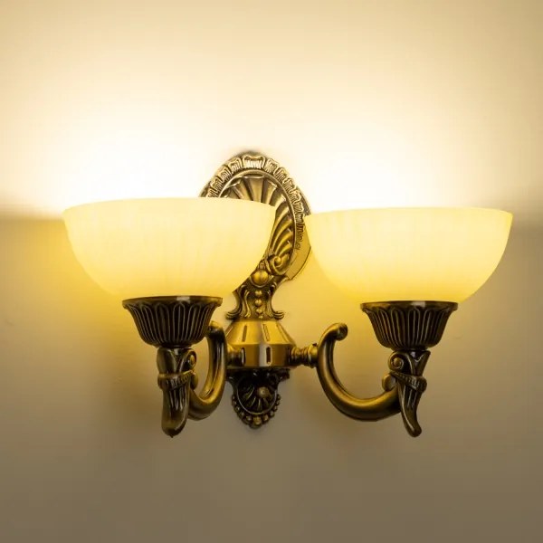 Brilagi - Applique CLASSIC 2xE27/60W/230V ottone