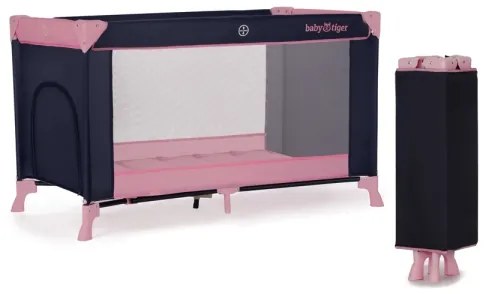 KINDERKRAFT - Culla da viaggio Baby Tiger VIKI rosa
