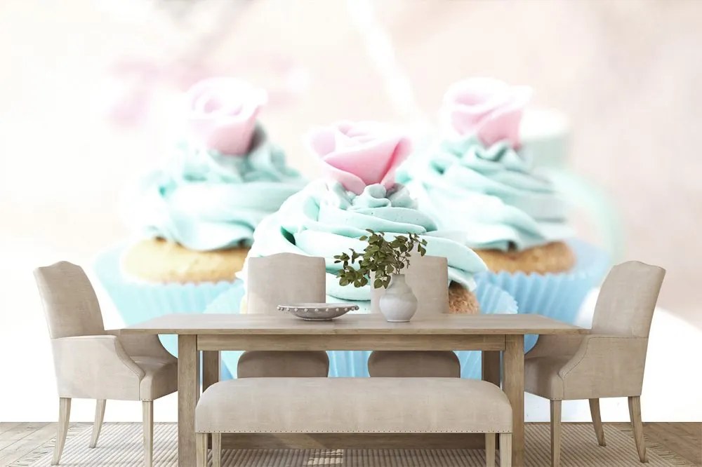 Carta da parati – Cupcakes colorati