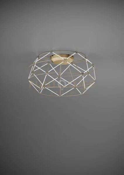 Euclide   lampada da soffitto d.70cm a led 3000k 5339lm 62w colore oro