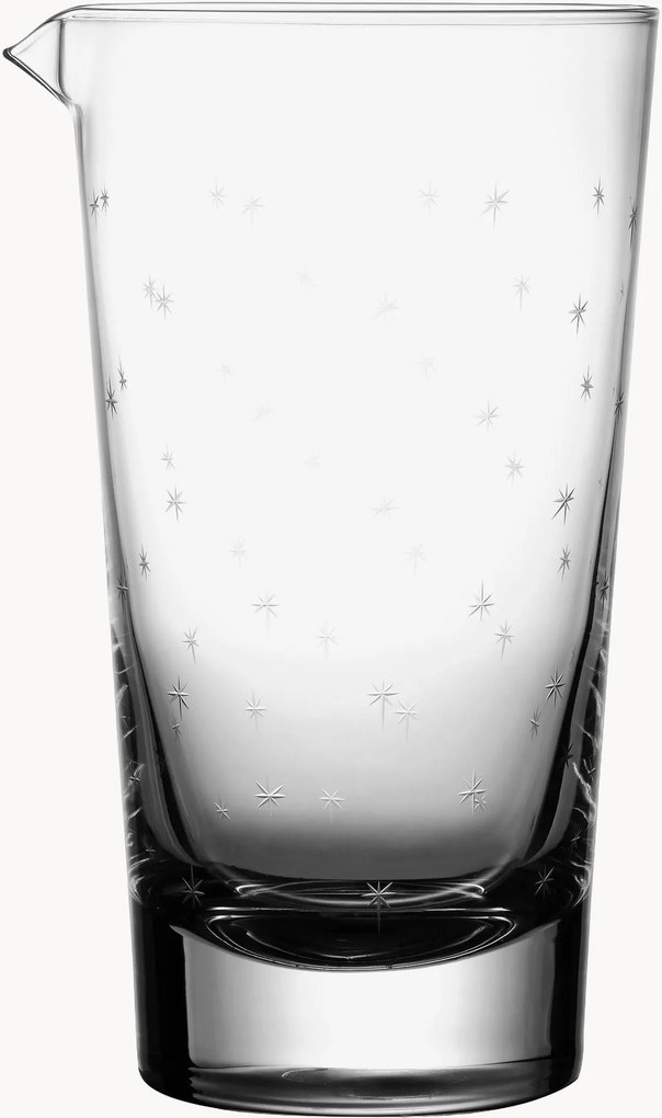 Mixing glass in cristallo soffiato Stars