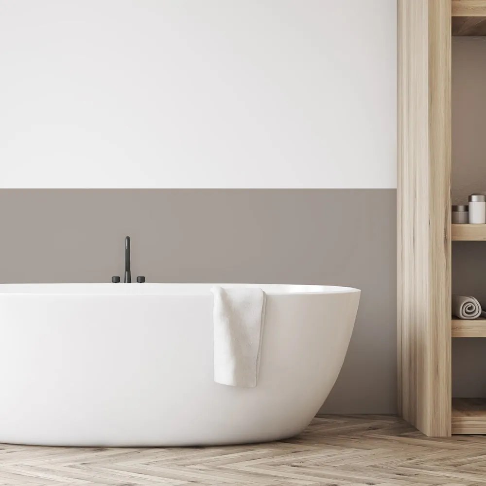 Adesivo murale 200x60 cm Taupe - Ambiance