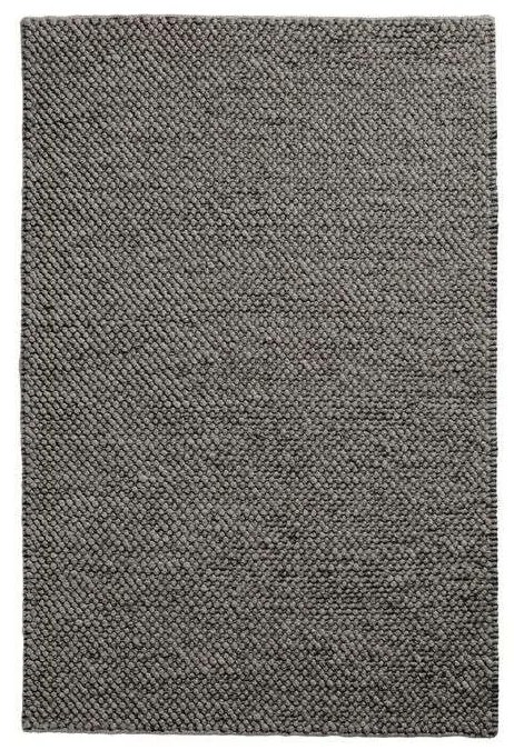 Woud - Tact Rug 90x140 Anthracite Grey Woud