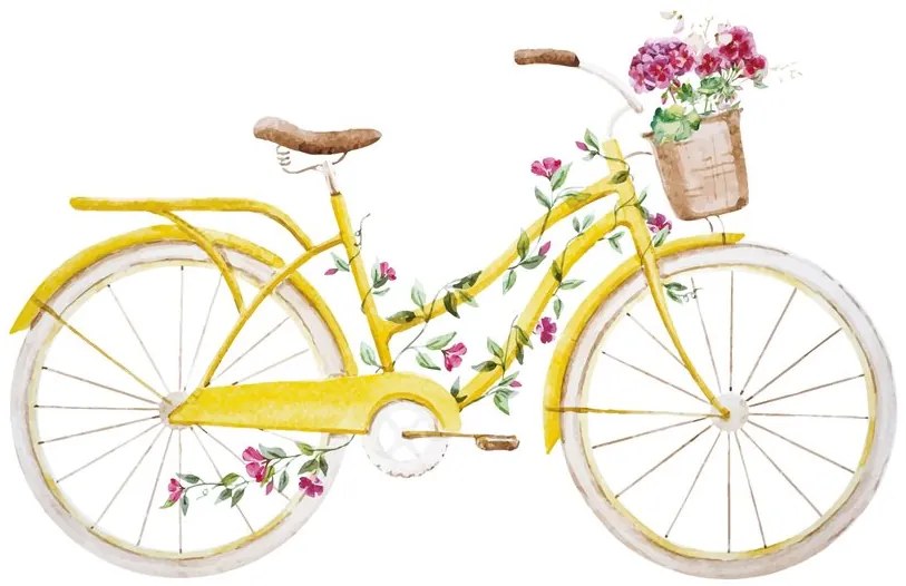 Carta da parati – Illustrazione di bicicletta retrò