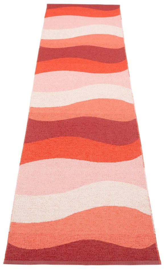 Passatoia da interno/esterno rossa 70x300 cm Urvi Fire – Pappelina