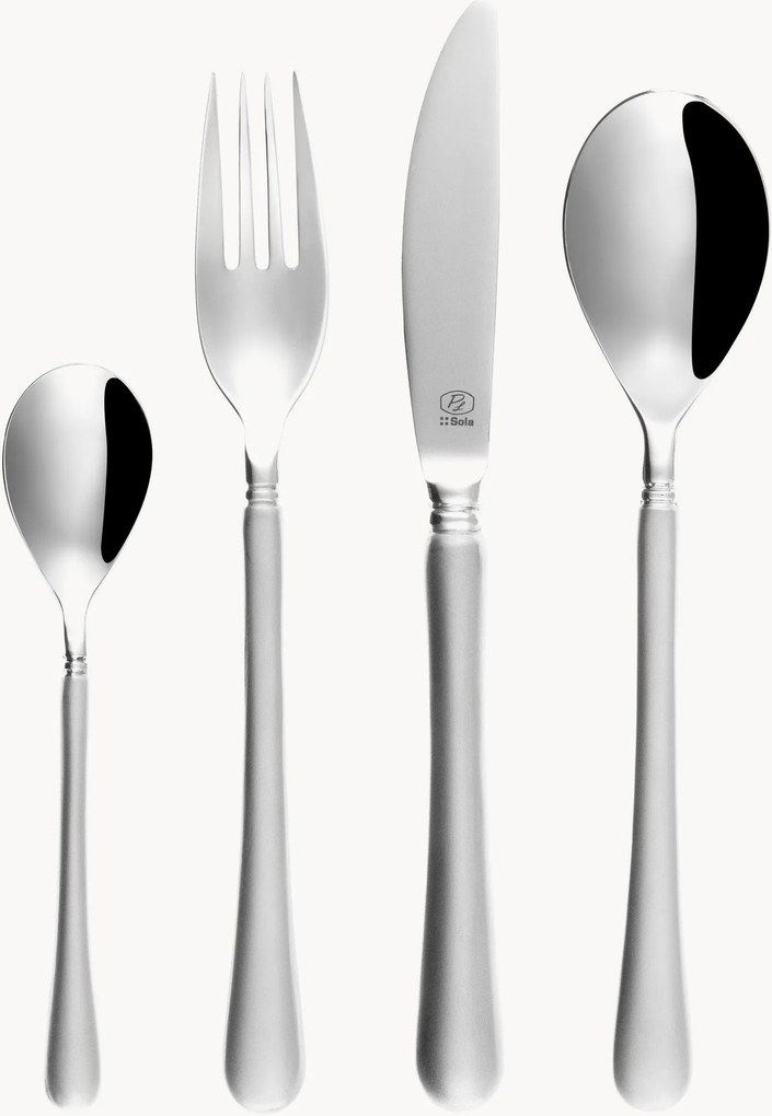 Set di 16 posate Platinum, 4 persone