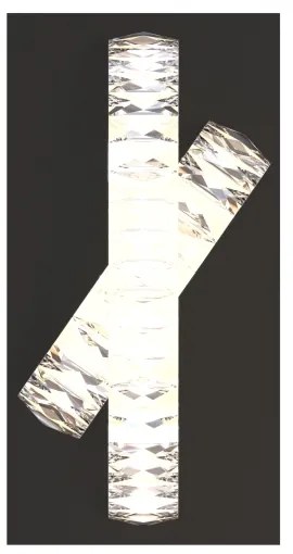 Zuma Line MX3274-2-3BCT-LED Lampada da parete TULA LED 18W 230V 2700-6000K nera