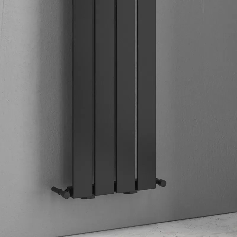 Termoarredo scadasalviete 1800x310cm nero opaco Kam-370N - KAMALU