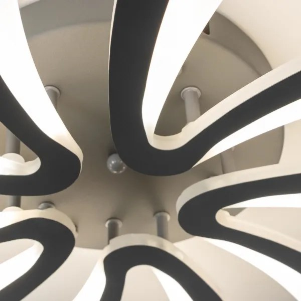 Brilagi - Lampadario a plafone LED dimmerabile TWIST LED/55W/230V 3000-6500K antracite + +TC