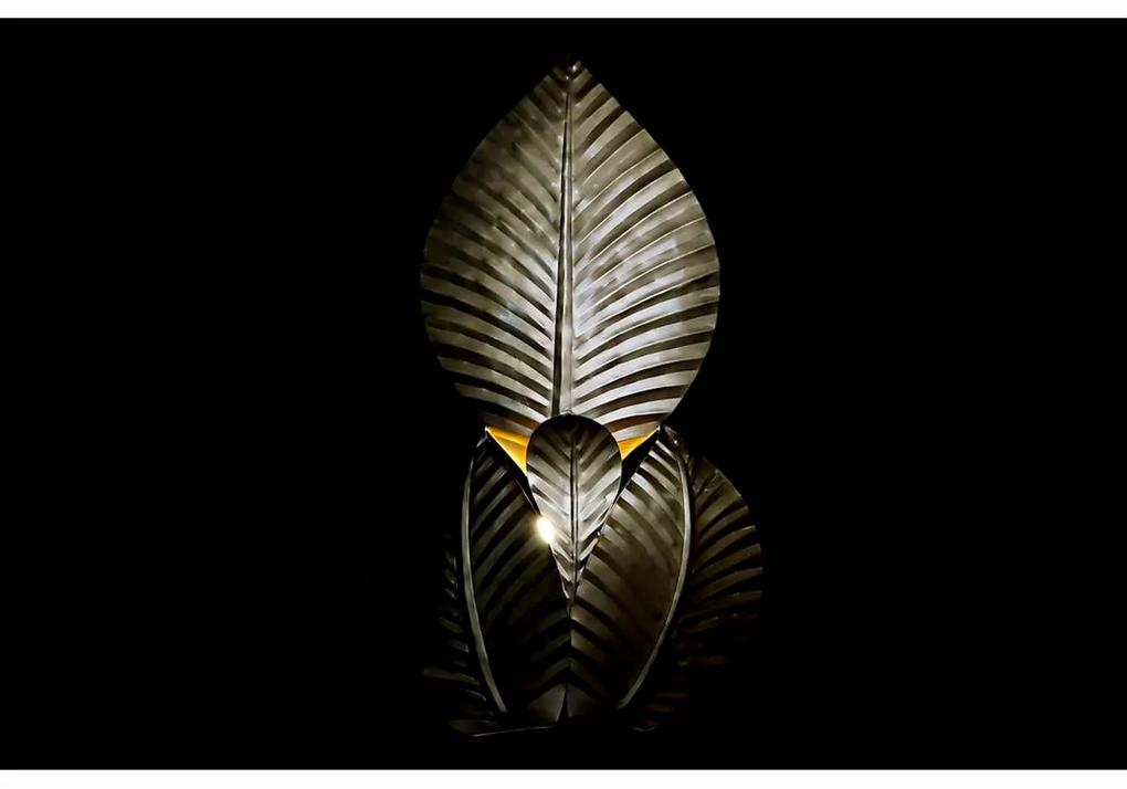 Lampada da Parete DKD Home Decor Dorato Metallo 220 V 50 W Foglia della pianta (37 x 14 x 58 cm)