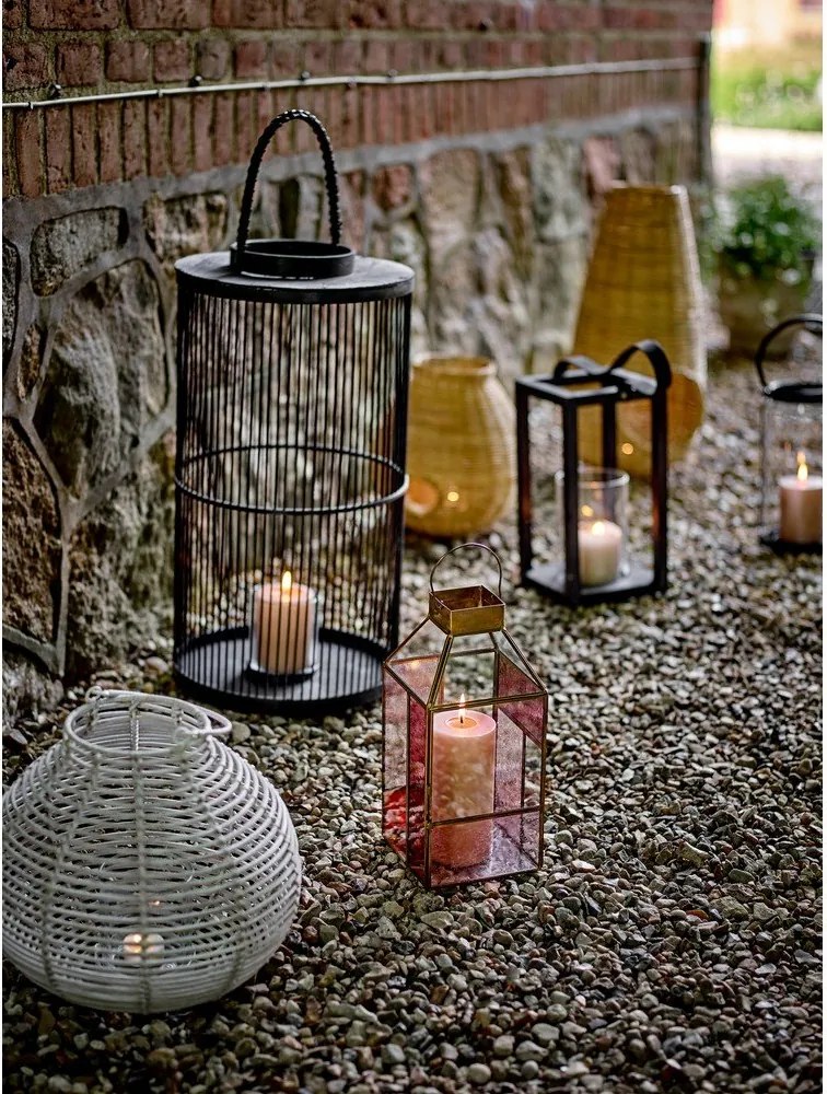 Lanterna in vetro (altezza totale 34 cm) Drew – Bloomingville