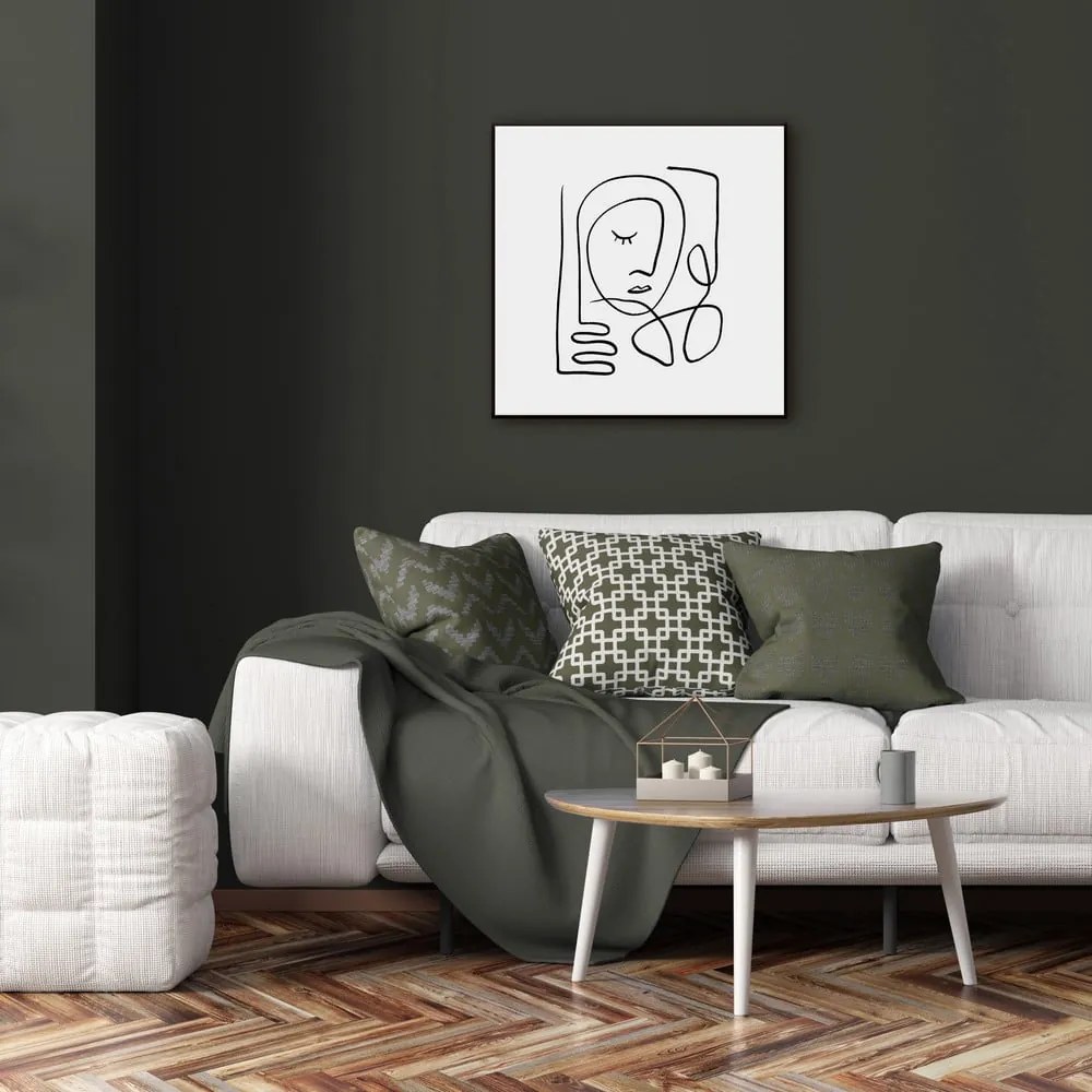 Dipinto 50x50 cm Linear Face – Styler