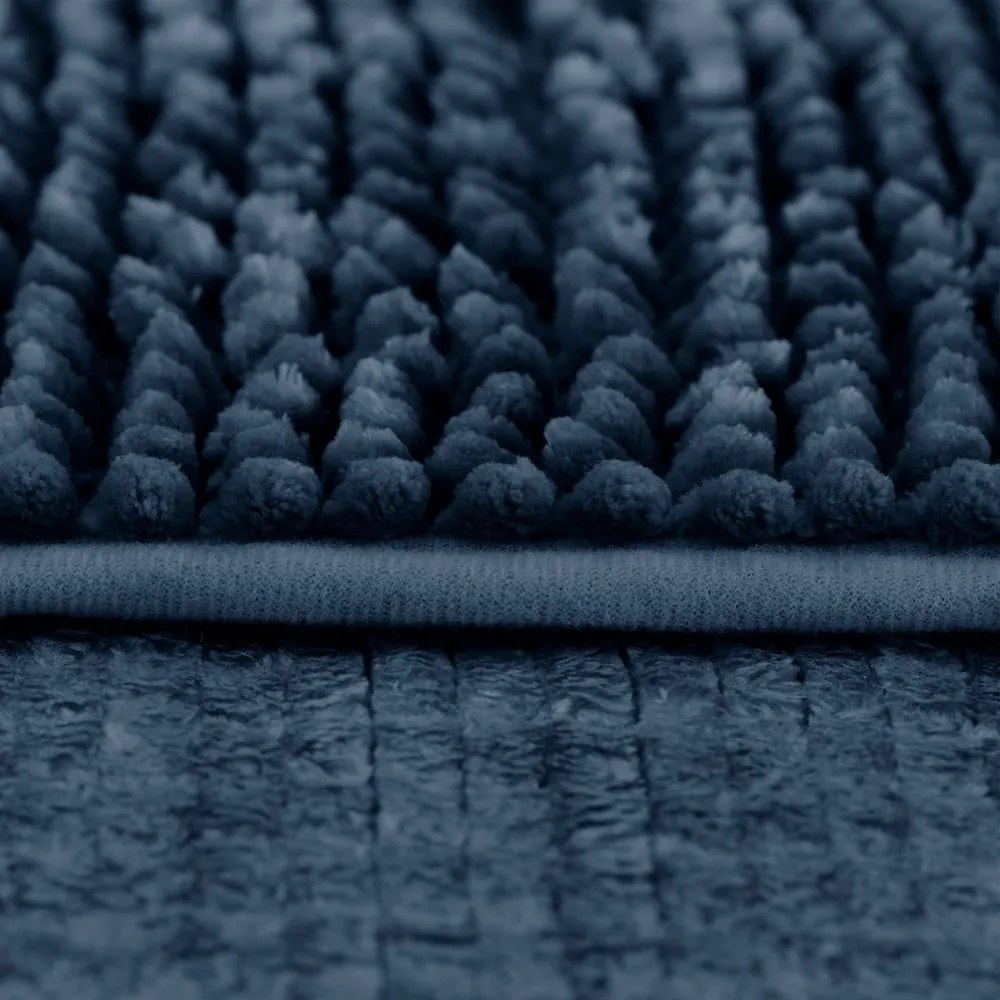 Tappetino per il bagno blu scuro 70x120 cm Bati – Restilo
