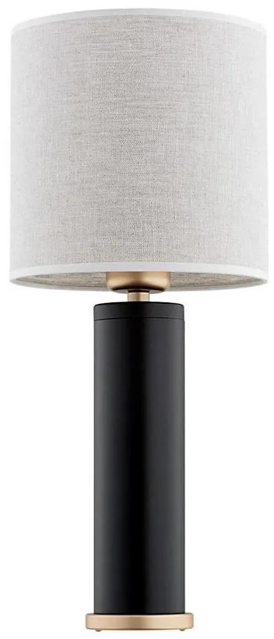 Argon 8316 - Lampada da tavolo RIVA 1xE27/15W/230V 48 cm nero