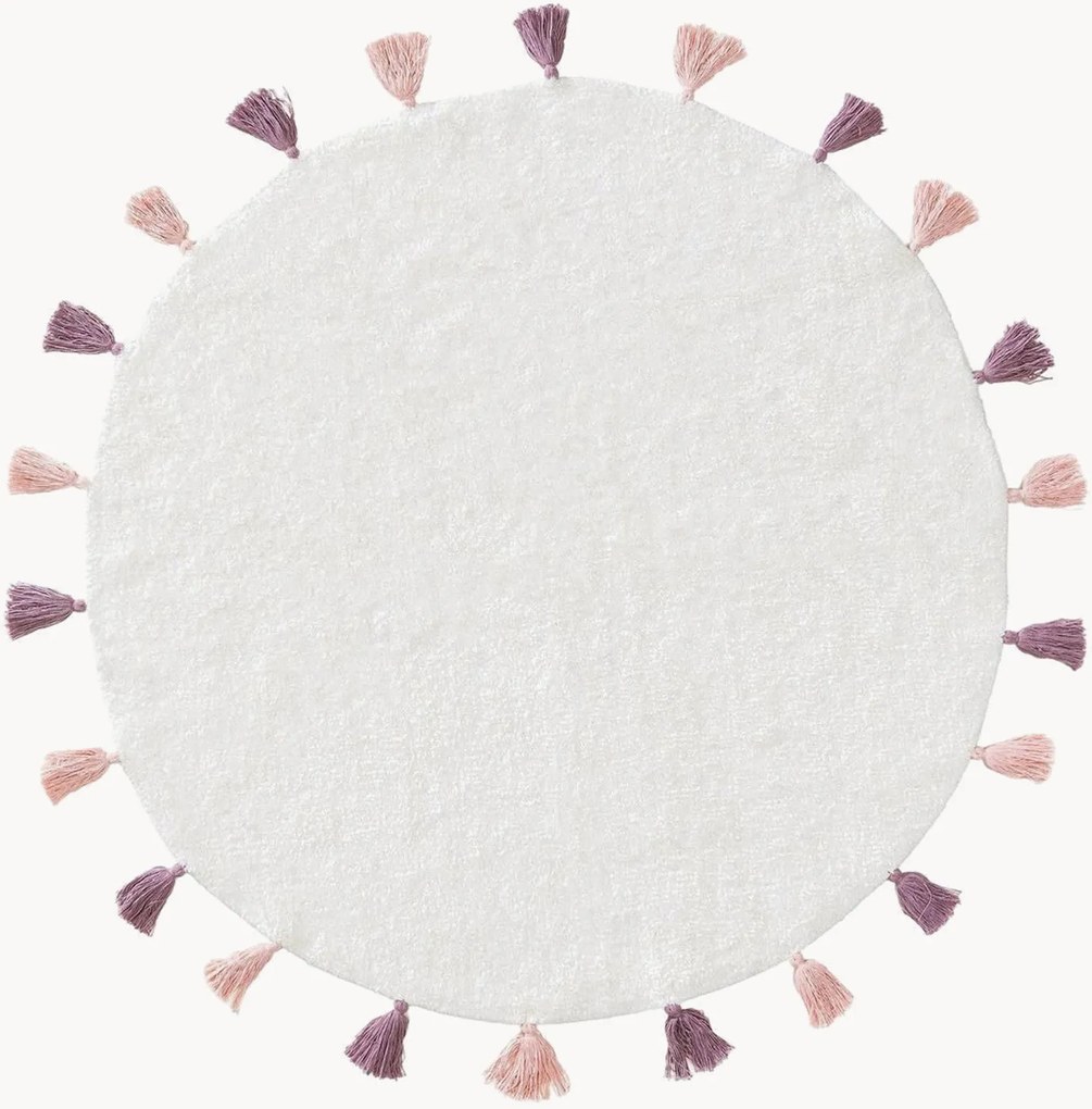 Tappeto rotondo fatto a mano Malu