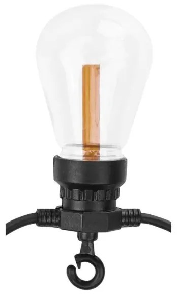Catena decorativa solare a LED 10xLED/0,6W/1,2V 4,5m IP44 800 mAh