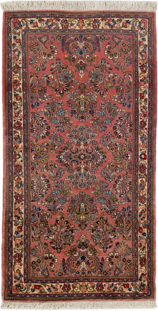 Sarouk Tappeto persiano 130x70 (Iran) Annodato A Mano