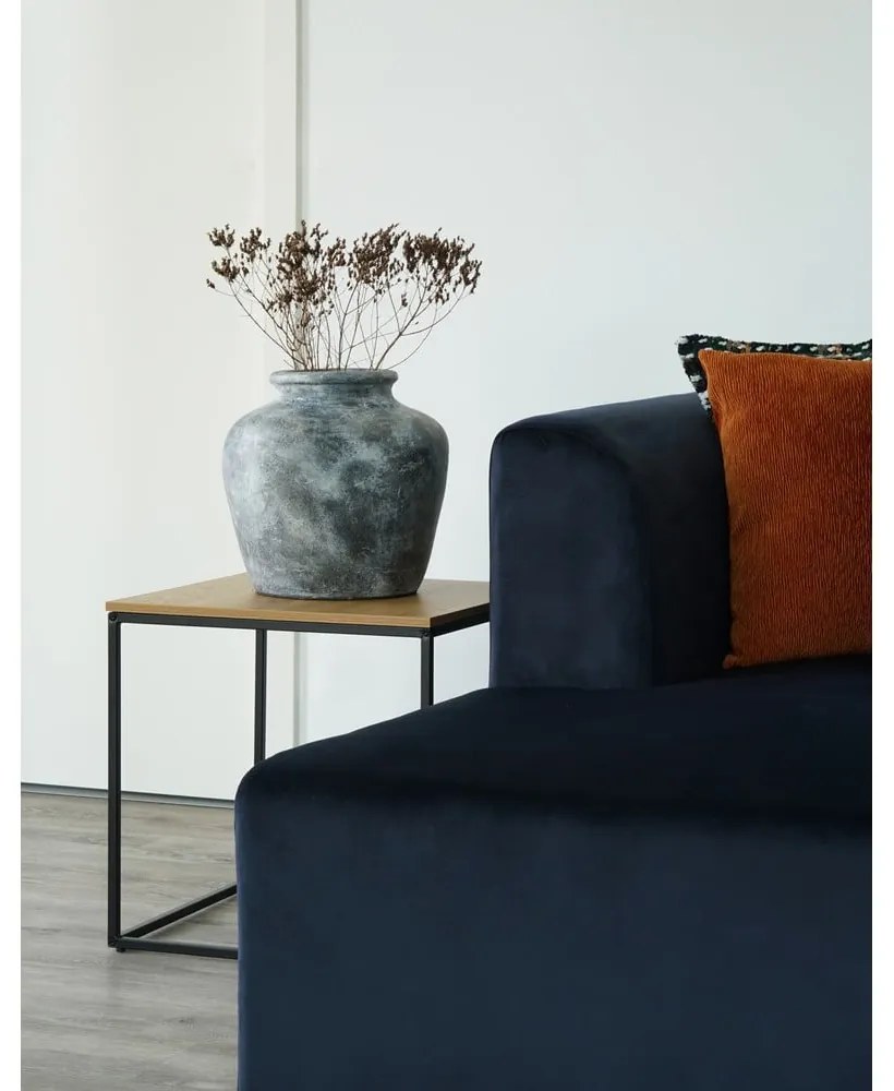 Tavolino con piano in rovere decorato, 45 x 45 cm Vita - House Nordic