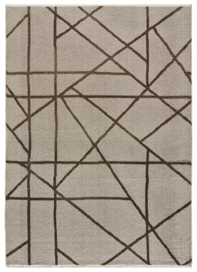 Tappeto marrone chiaro 120x170 cm Lux - Universal