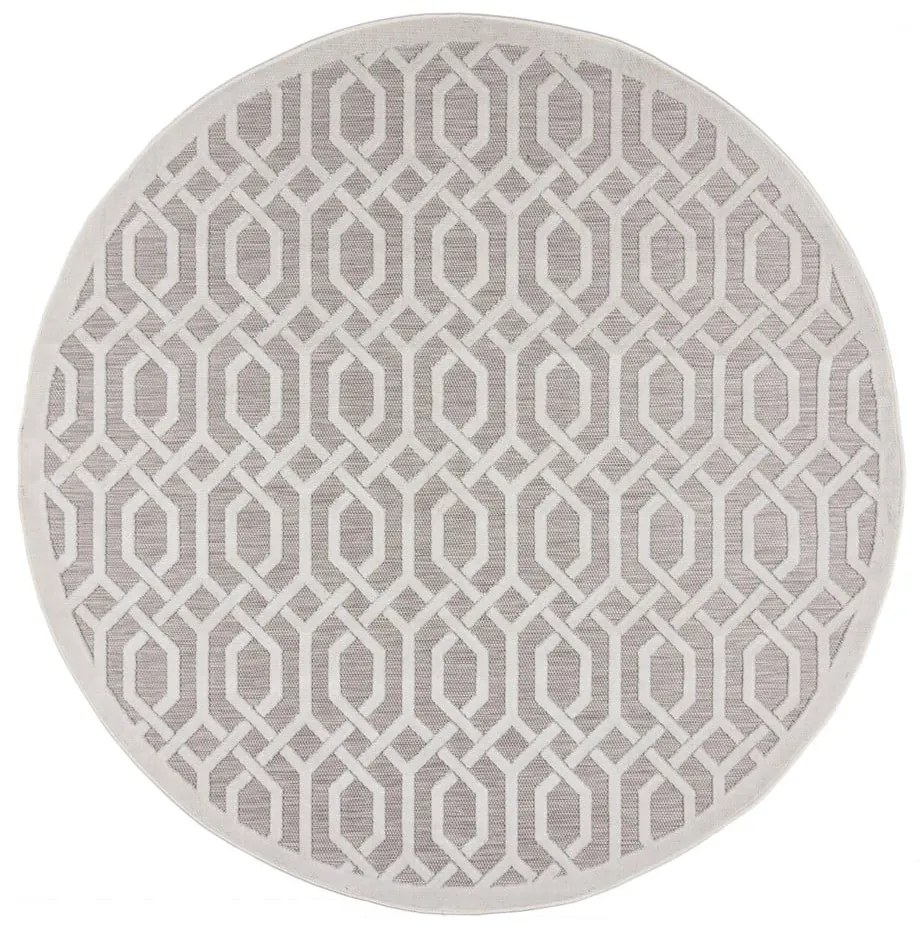 Tappeto tondo beige per esterni ø 160 cm Mondo - Flair Rugs