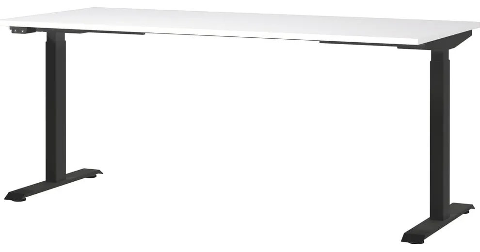 Tavolo da lavoro ad altezza regolabile elettricamente con piano bianco 80x180 cm Jet - Germania