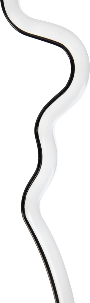 Faretto da terra natalizio al neon Pupazzo di neve bianco con LED, timer e IP44 - Fura