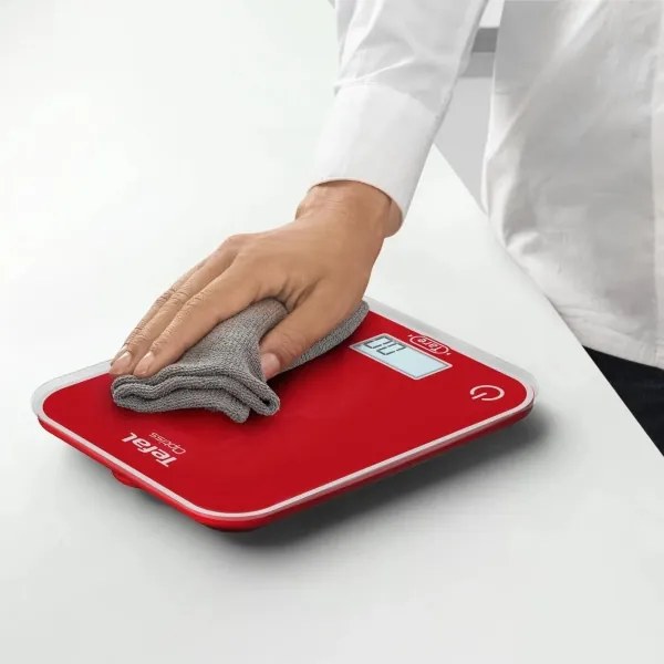 Tefal - Bilancia da cucina OPTISS 2xAAA rosso