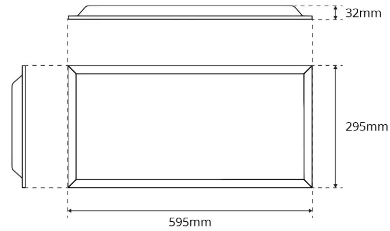 Pannello LED 60x30 32W CCT Bianco Variabile UGR19 con driver Philips Colore Bianco Variabile CCT