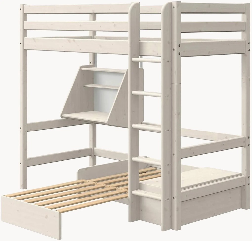 Letto estraibile 2 in 1 in legno con scrivania Nor