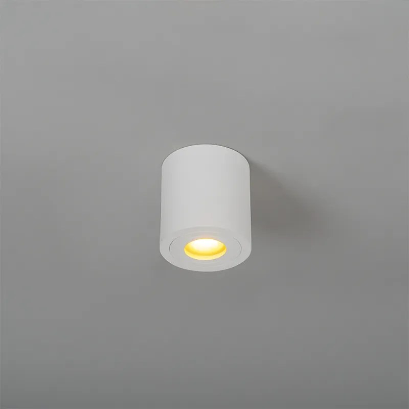 Faretto da soffitto moderno rotondo bianco IP44 - Capa