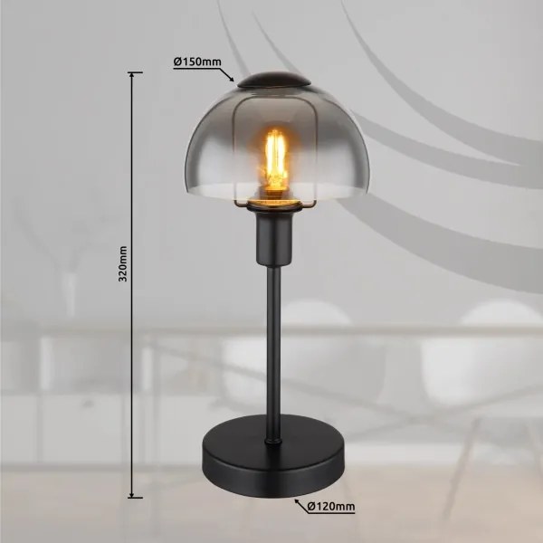 Globo 21914B - Lampada da tavolo KOKKINI 1xE14/25W/230V