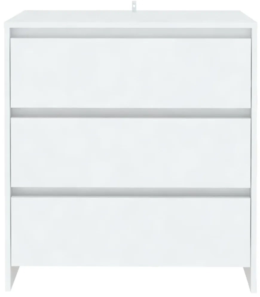 Credenza bianca 70x41x75 cm in truciolato