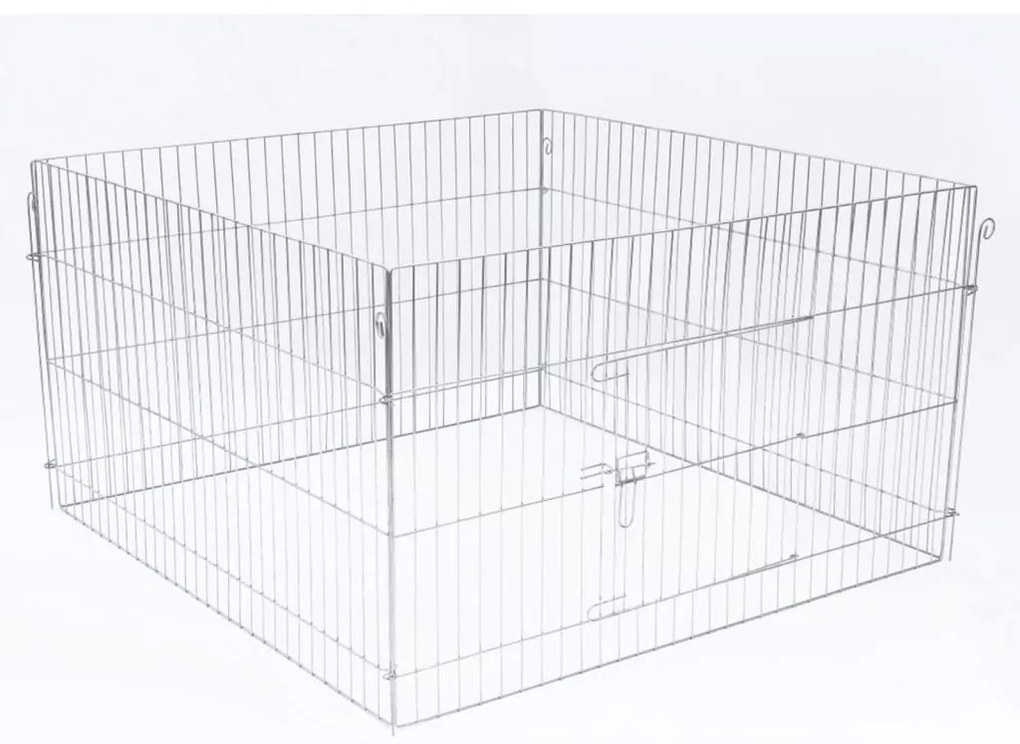 @pet recinto per animali da esterno complete 116x116x65 cm in metallo