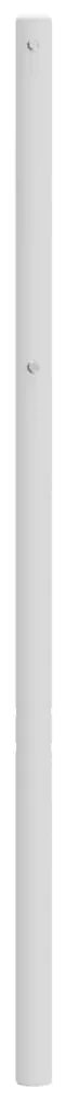 Testiera in metallo bianco 107 cm