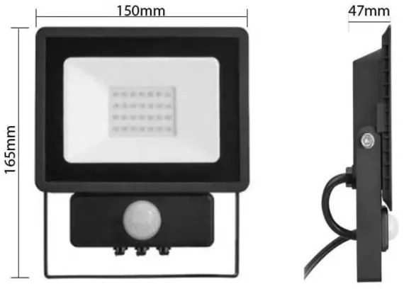 Philips - Proiettore LED con sensore DECOFLOOD LED/20W/230V IP65