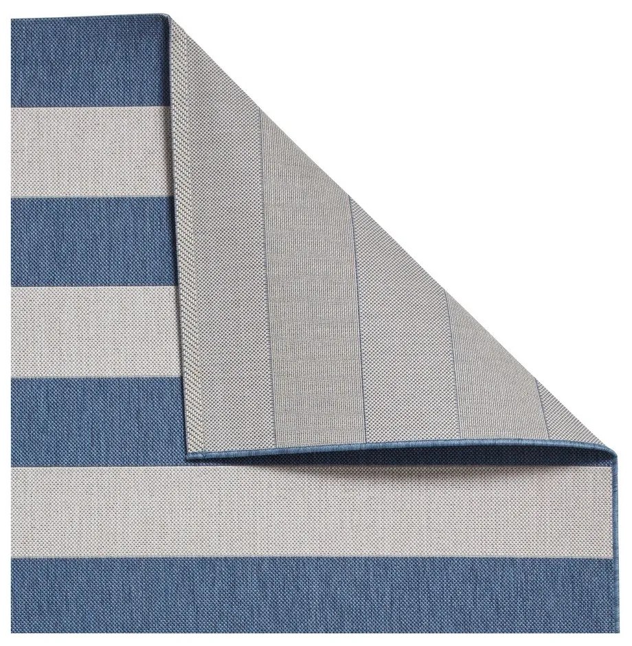 Tappeto per esterni blu/beige 230x160 cm Santa Monica - Think Rugs