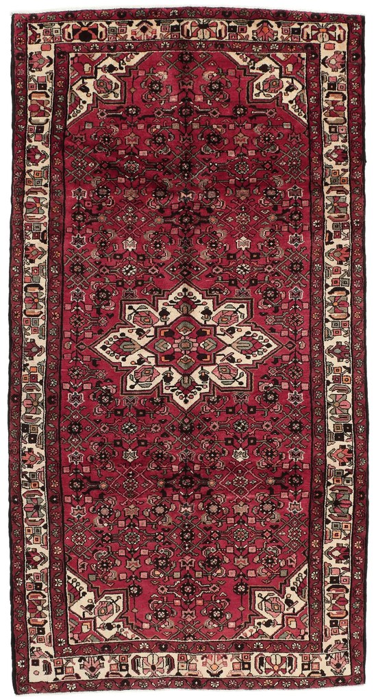 Hamedan Tappeto persiano 310x160 Rosso (Iran) Annodato A Mano