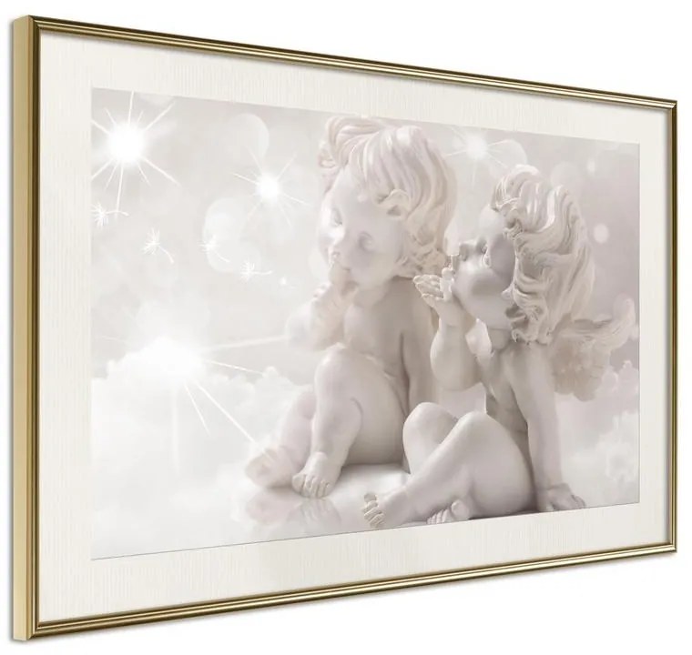 Poster  Innocence  Cornice Quadri Cornice d'oro con passe-partout, Larghezza x Altezza Home decor 60x40