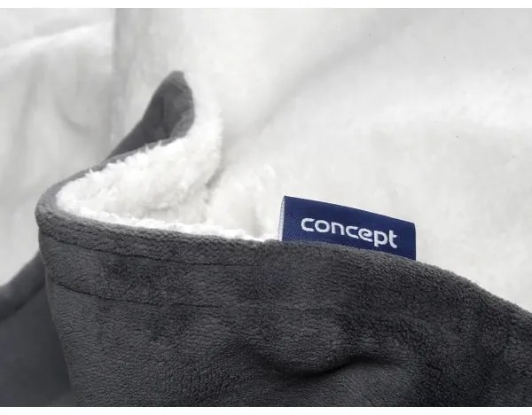 Concept DV7420 - Coperta elettrica riscaldante 160W/230V 180x130 cm grigia/bianca