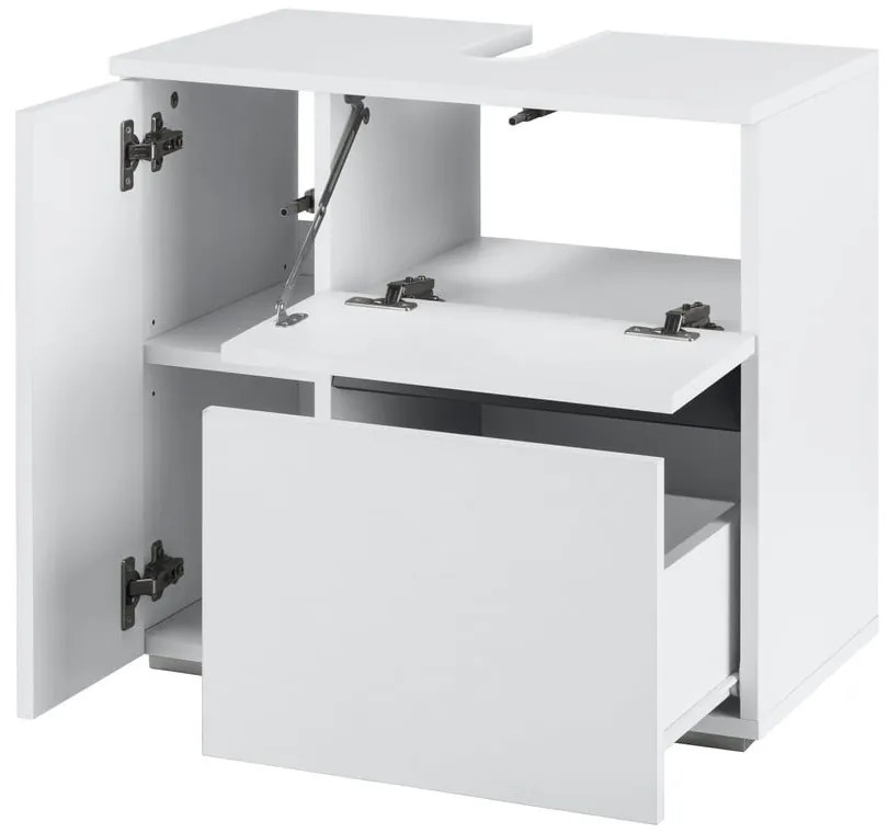 Mobile lavabo bianco , 60 x 55 cm Wisla - Støraa