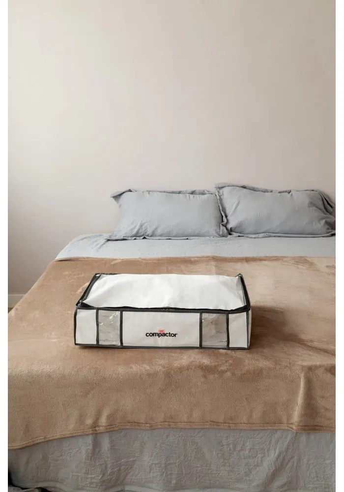 Organizer per vestiti sottovuoto/rinforzato in tessuto 65x50x15,5 cm Life – Compactor