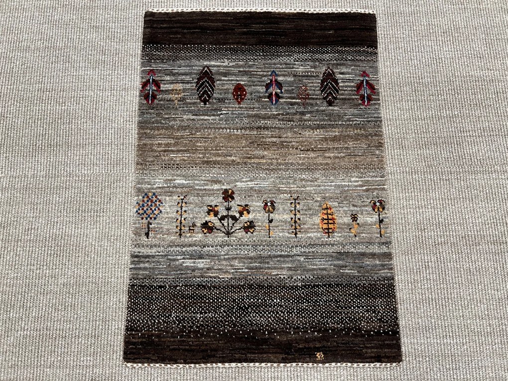 Loribaft Tappeto 60x90 Marrone (Iran) Annodato A Mano