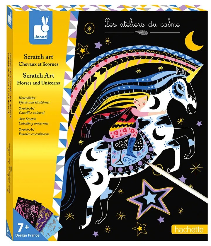 Scratch art - Cavalli e unicorni