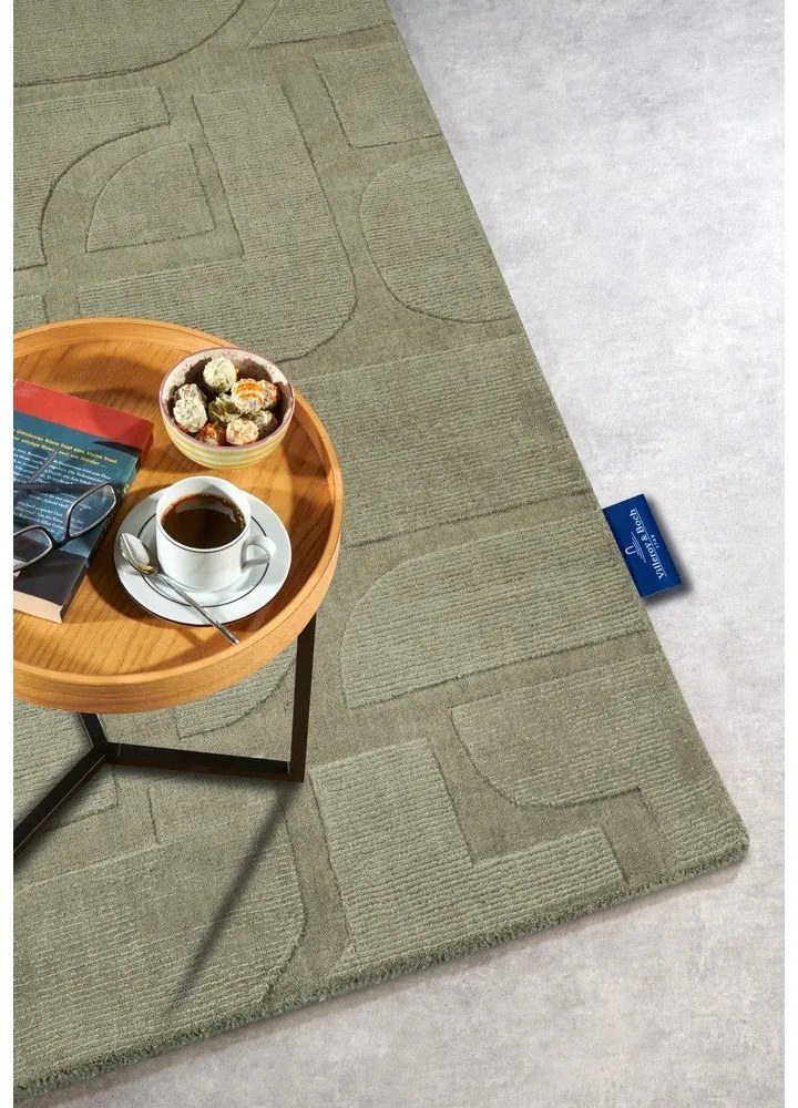 Tappeto verde in lana tessuto a mano 160x230 cm Alexis - Villeroy&Boch