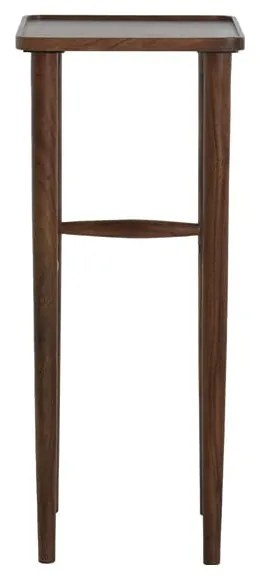 Tavolino in legno massiccio di acacia 42x42 cm Qiano - Light & Living