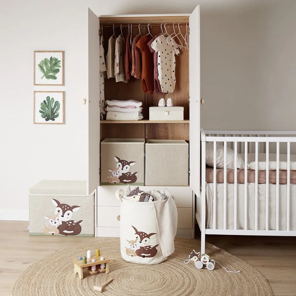 Bieco - Cesto portaoggetti - cerbiatti