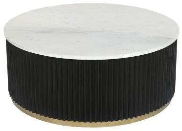 Tavolino da Caffè DKD Home Decor Metallo Marmo (80 x 80 x 40 cm)